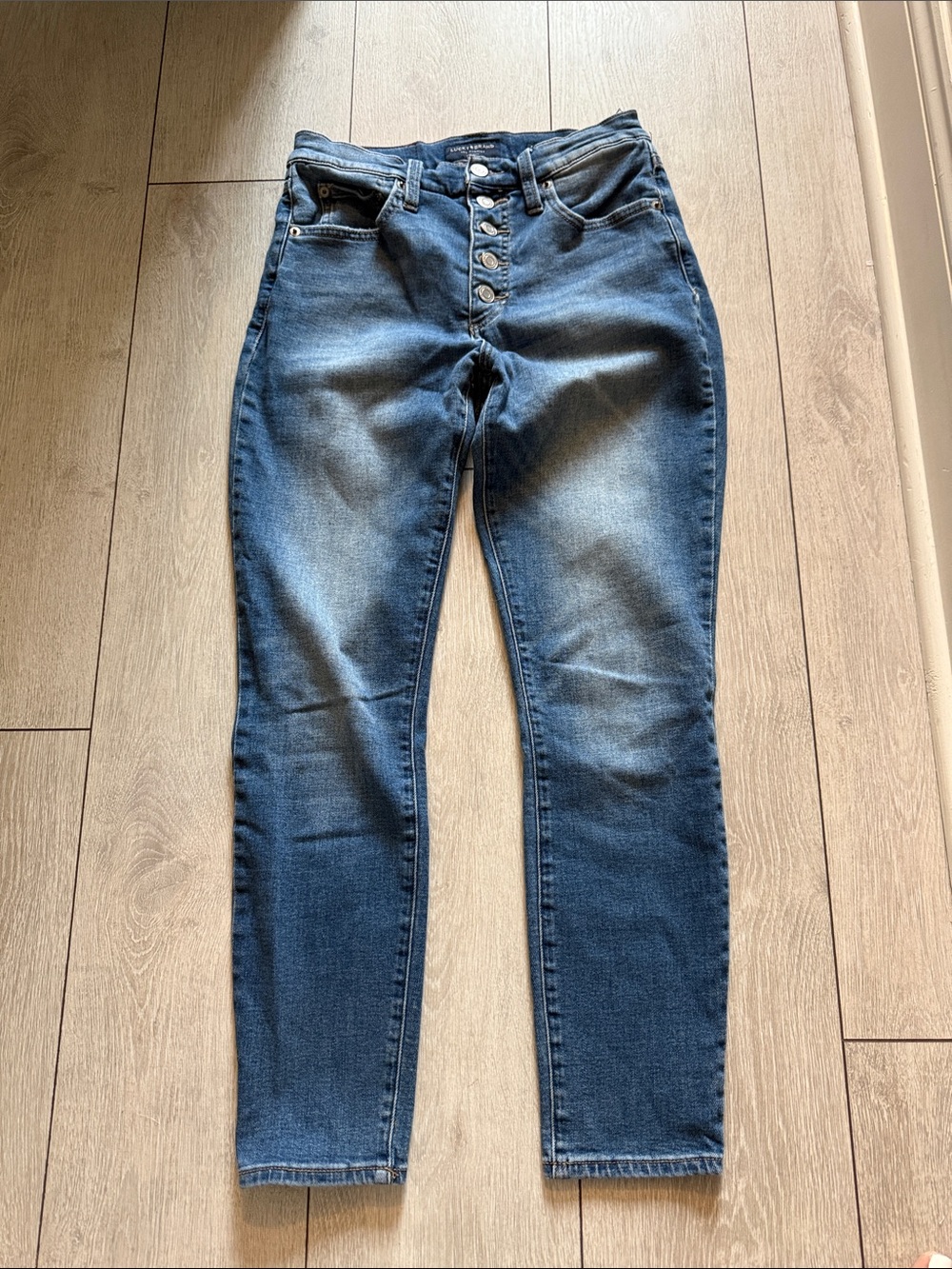 LUCKY BRAND High-Rise Button-Fly Women’s Jeans - Blue
